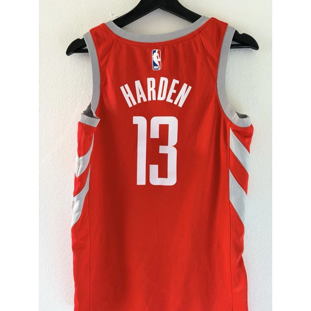 Nike Houston Rockets James Harden #13 Swingman Jersey Red Size 40 Small NBA